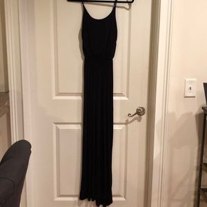 Black maxi dress
